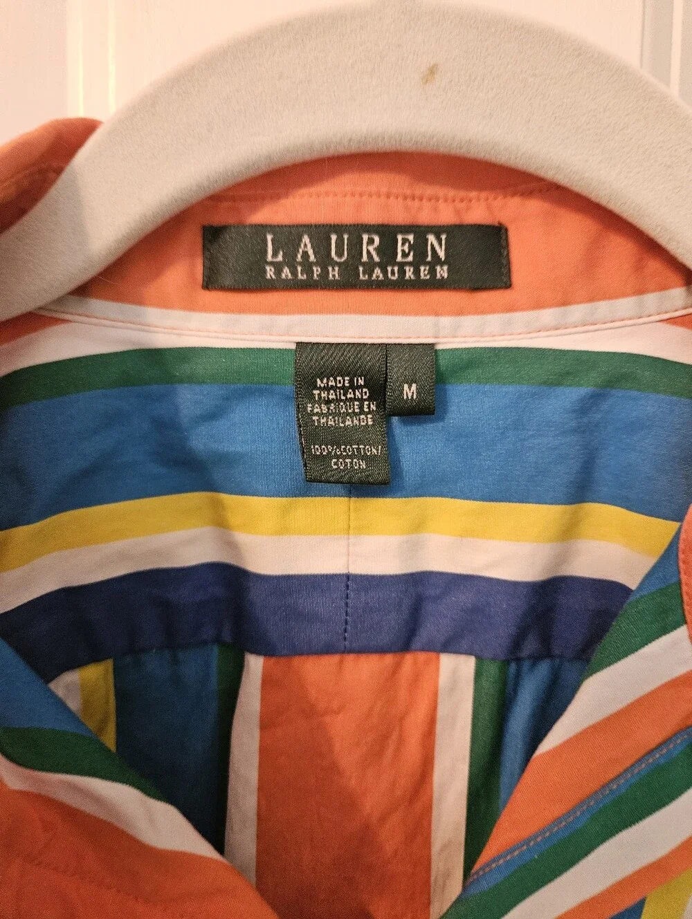 Ralph Lauren Vintage Striped Buttpn Up - Picture 4 of 4